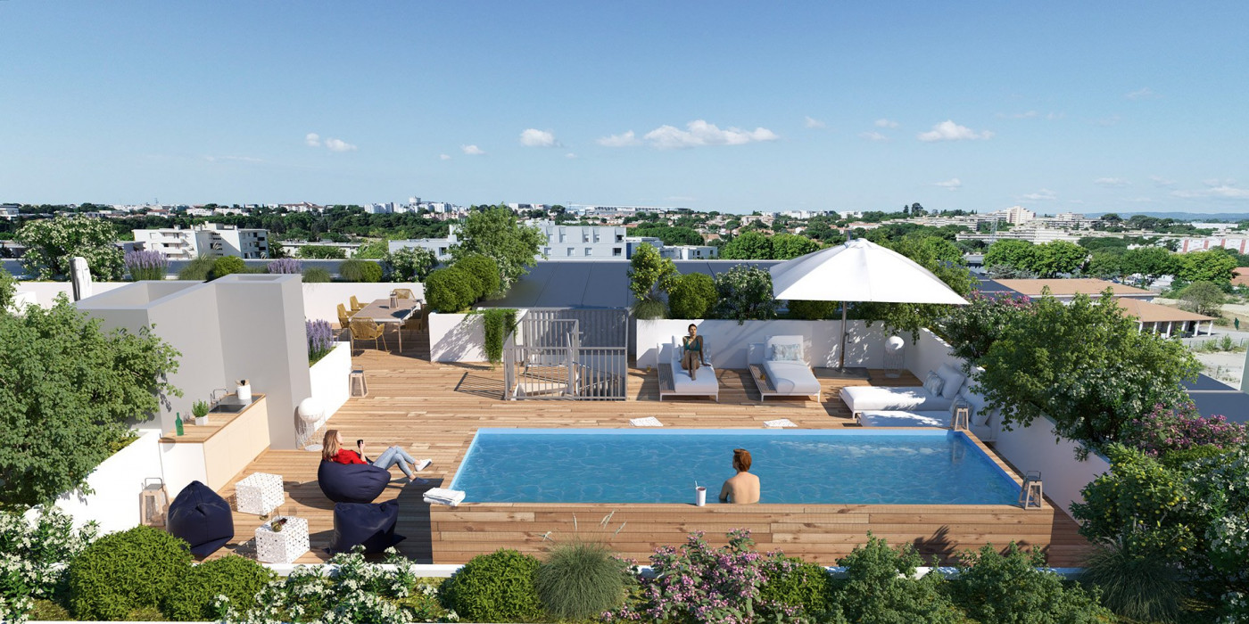 vente Villa sur toit Montpellier