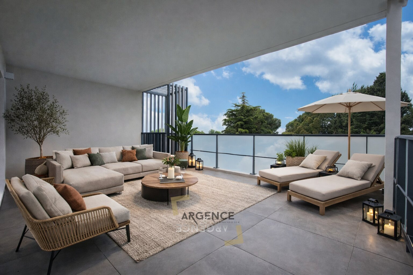 sale Appartement terrasse Baillargues - Photo 1