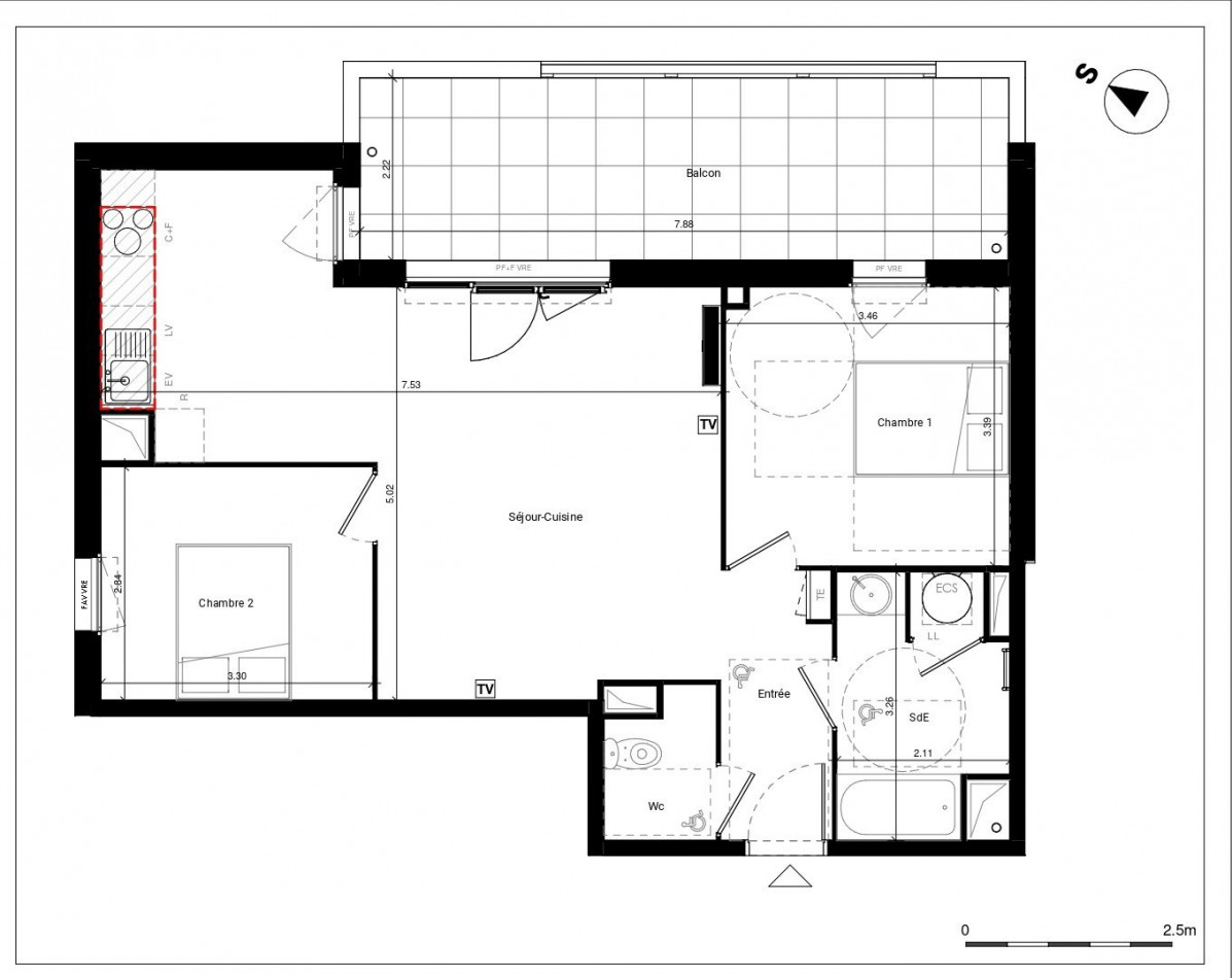 vente Appartement terrasse Vias - Photo 5