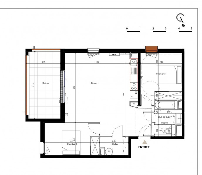 vente Appartement terrasse Marseillan - Photo 5