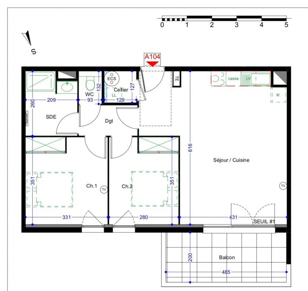 sale Appartement terrasse Vic La Gardiole - Photo 5