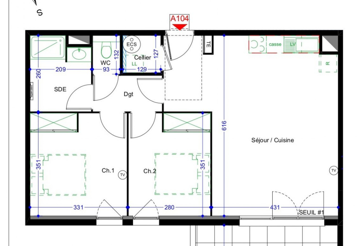 vente Appartement terrasse Vic La Gardiole - Photo 5