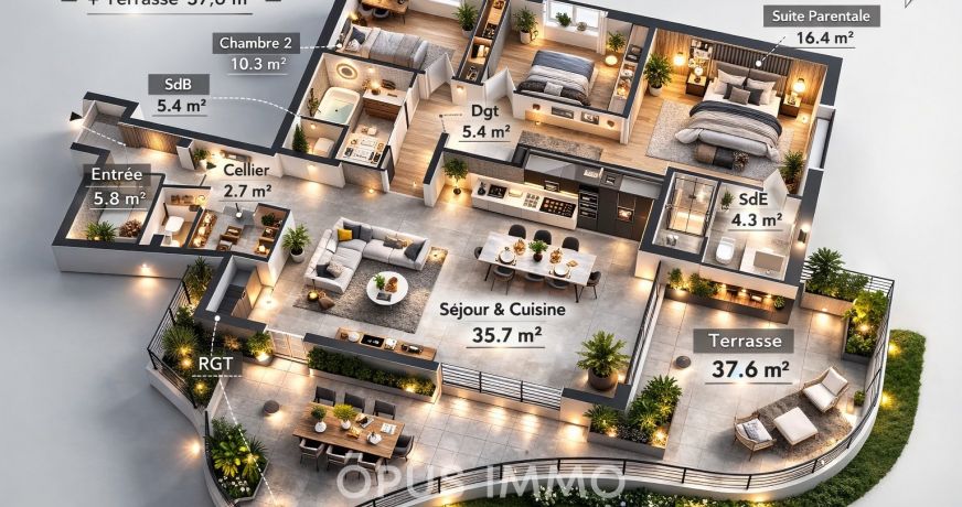 vente Appartement Lattes