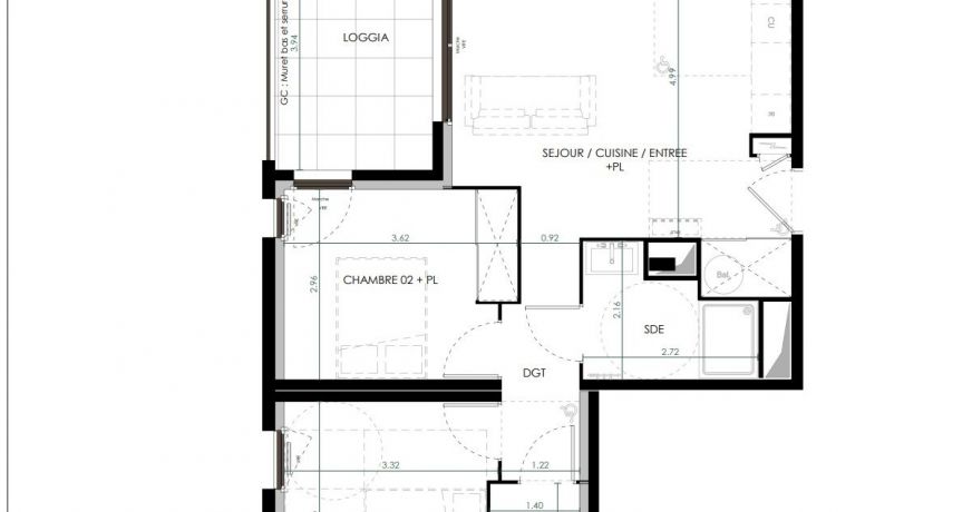 vente Appartement Saint Clement De Riviere