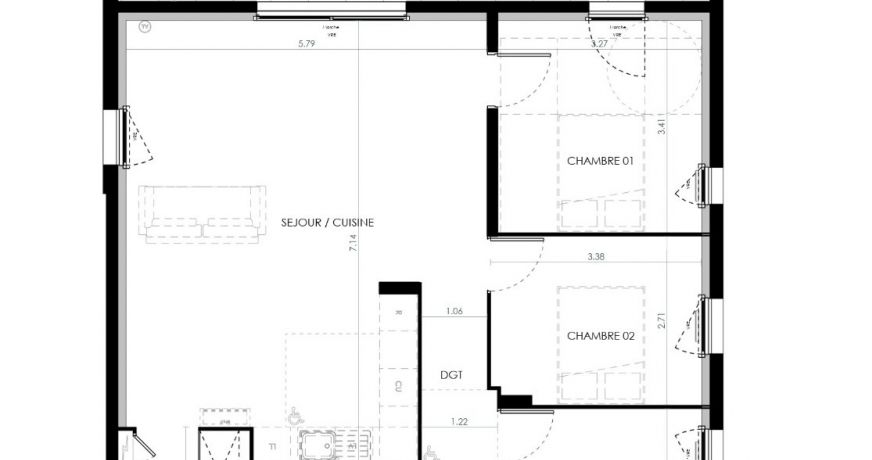 vente Appartement Saint Clement De Riviere