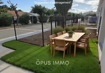 vente Appartement en rez de jardin Mireval