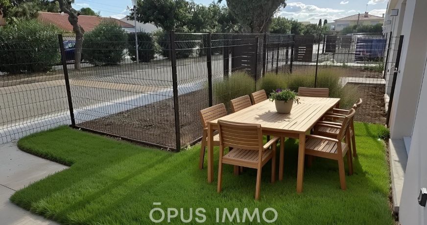 vente Appartement en rez de jardin Mireval