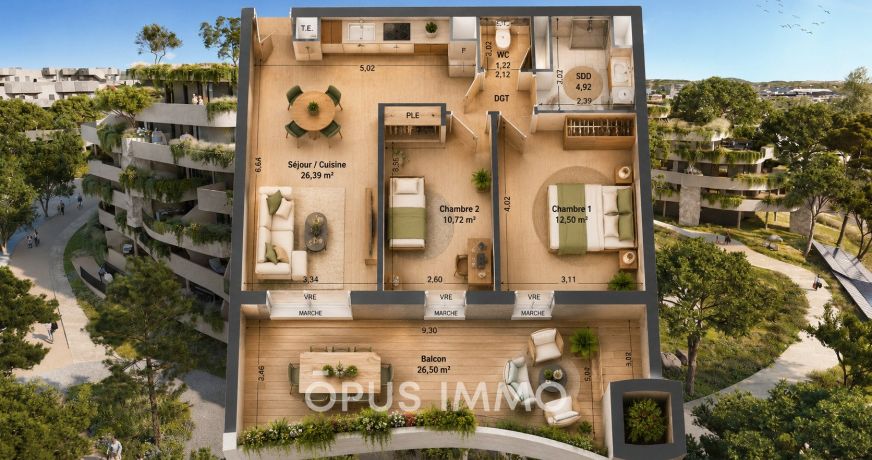 vente Appartement Lattes