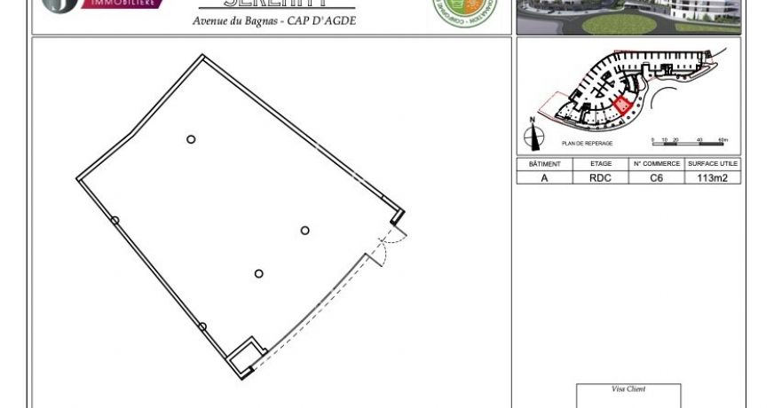 vente Local commercial Agde