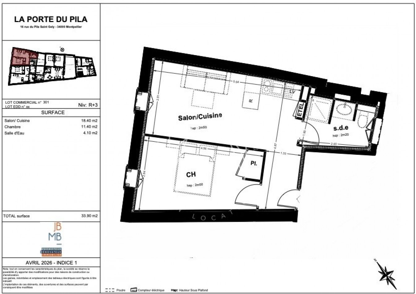 à vendre Appartement Montpellier - Photo 2