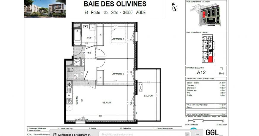 vente Appartement Agde