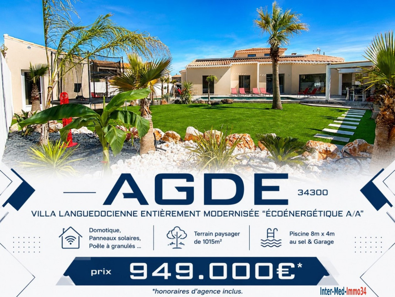 vente Villa Agde - Photo 1