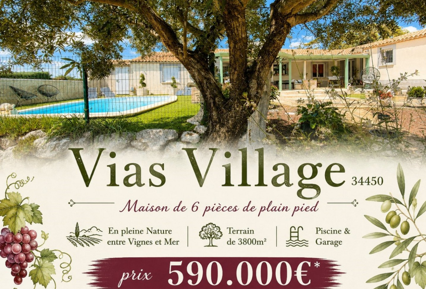 vente Villa Vias - Photo 1
