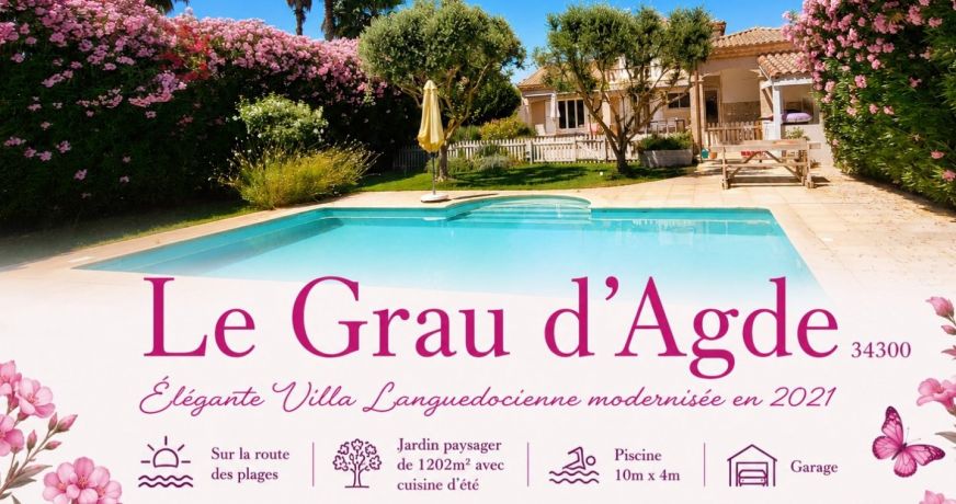 vente Villa Le Grau D'agde