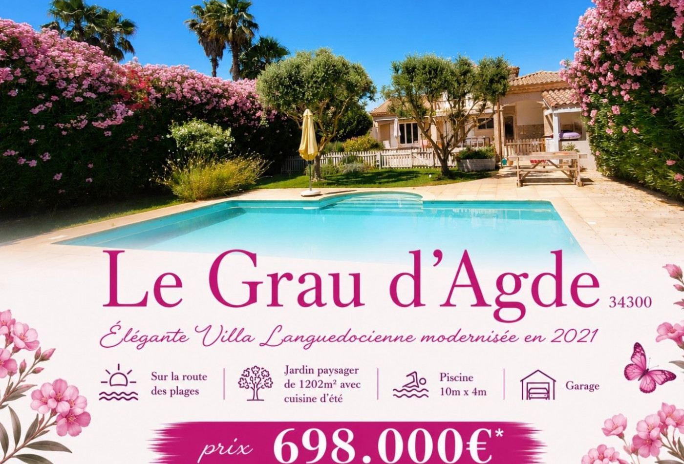 vente Villa Le Grau D'agde - Photo 1