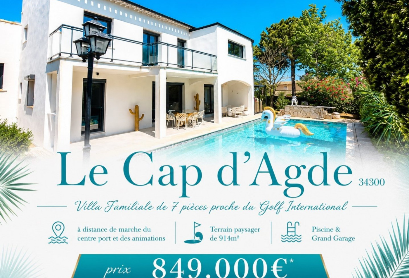 vente Villa Le Cap D'agde - Photo 1