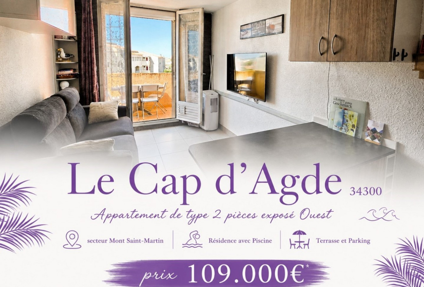 vente Appartement Le Cap D'agde - Photo 1