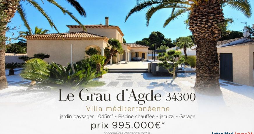 vente Villa Le Grau D'agde