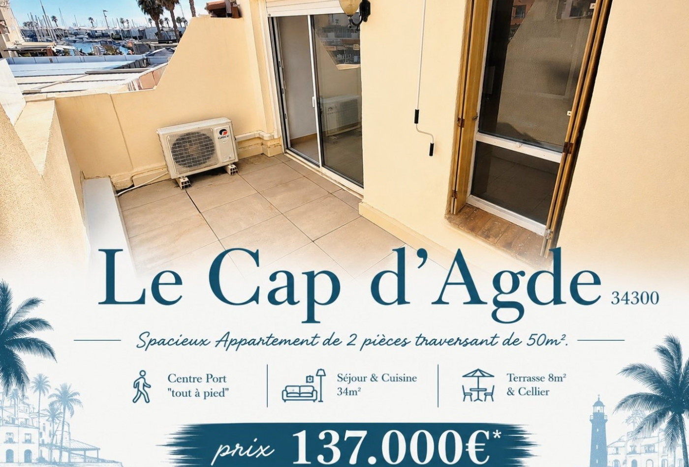 vente Appartement Le Cap D'agde - Photo 1