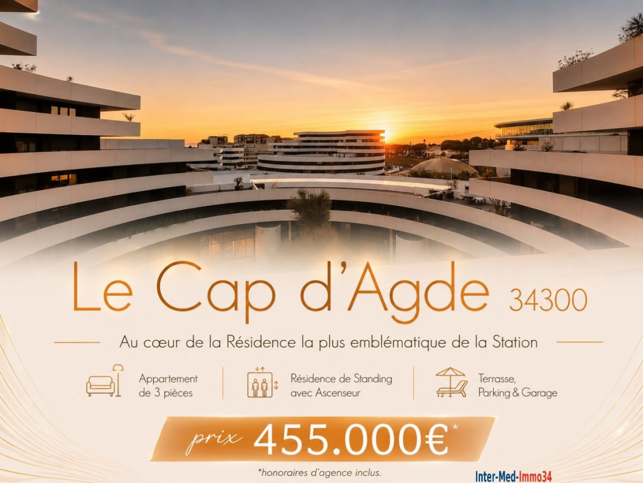 à vendre Appartement Le Cap D'agde - Photo 1