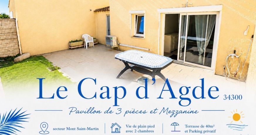 vente Pavillon Le Cap D'agde