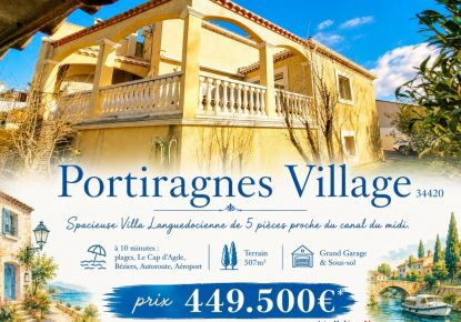 vente Villa Portiragnes