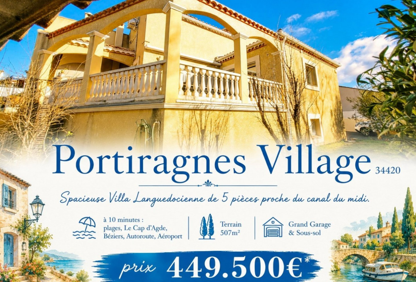 vente Villa Portiragnes - Photo 1