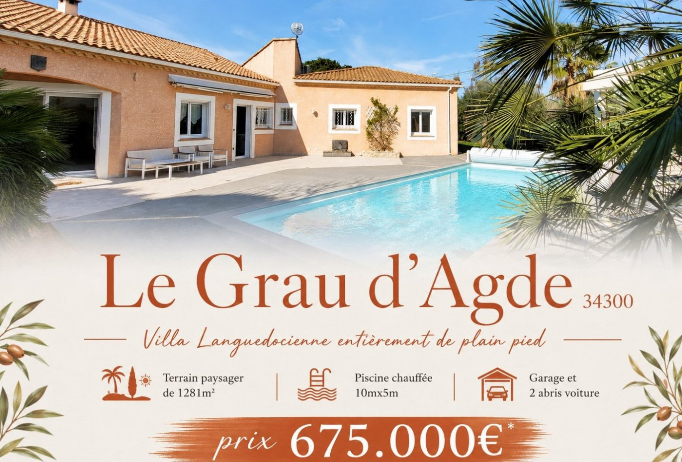 vente Villa Le Grau D'agde - Photo 1