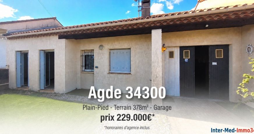 vente Villa Agde