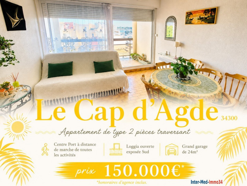 vente Appartement Le Cap D'agde - Photo 1