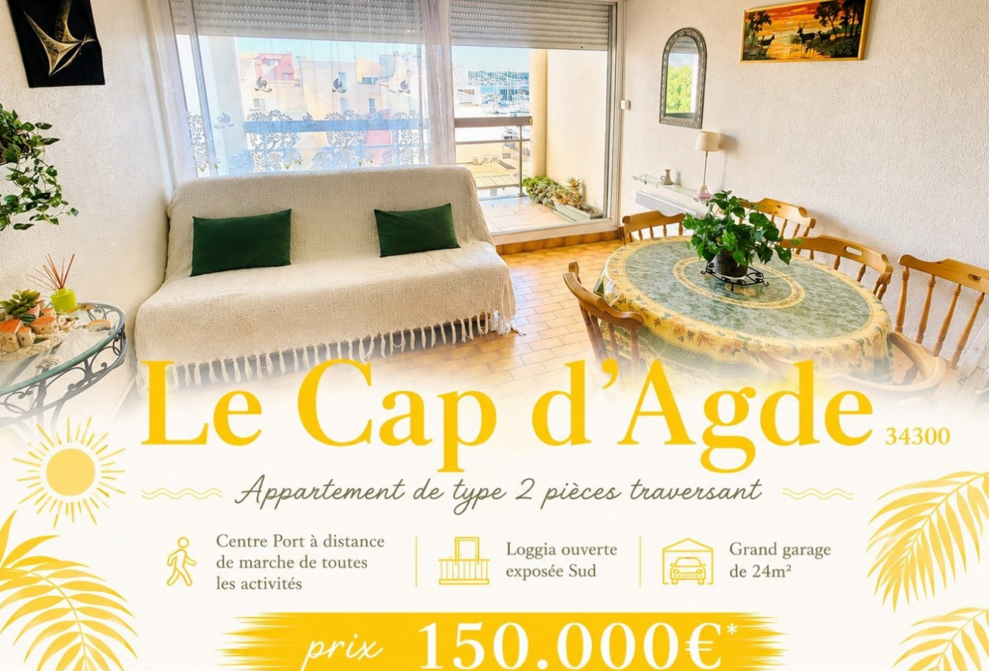 vente Appartement Le Cap D'agde - Photo 1