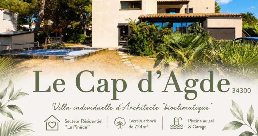 vente Villa Le Cap D'agde