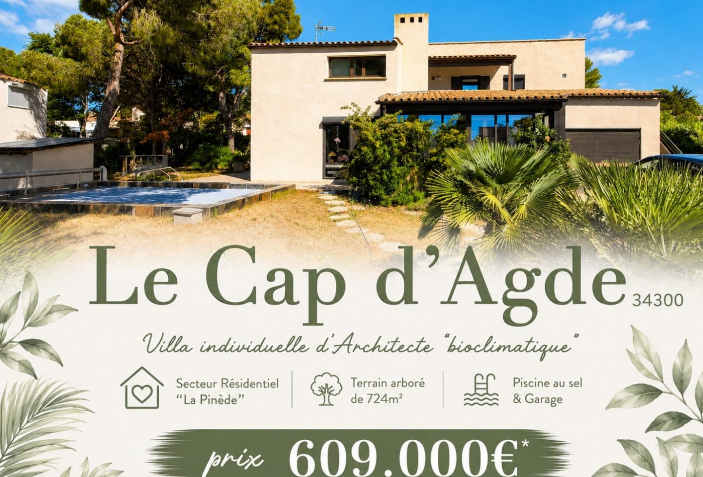 vente Villa Le Cap D'agde - Photo 1