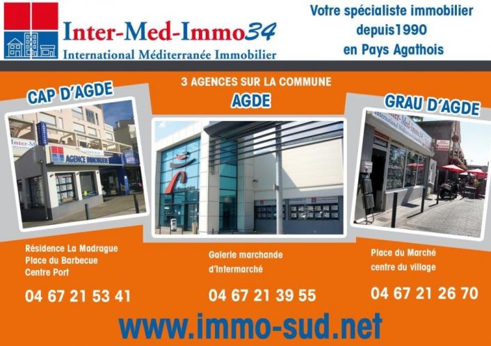 A vendre Local commercial Agde | Réf 3458344490 - Inter-med-immo34