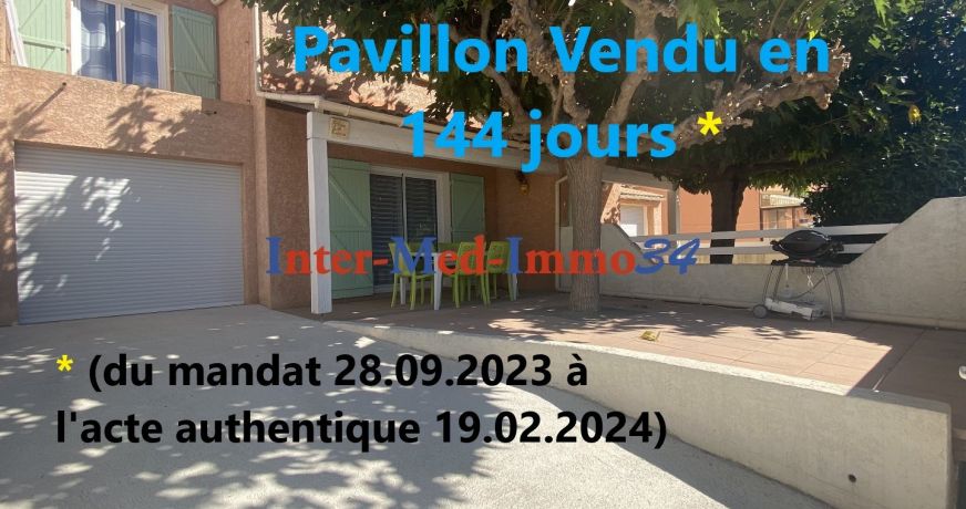 vente Pavillon Le Grau D'agde