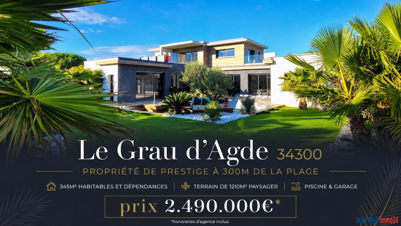 à vendre Villa Le Grau D'agde - Photo 1