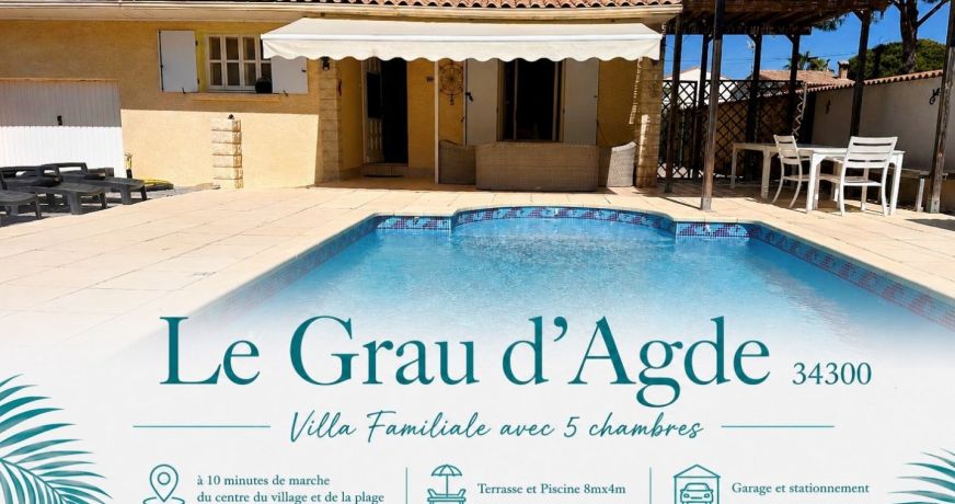 vente Villa Le Grau D'agde