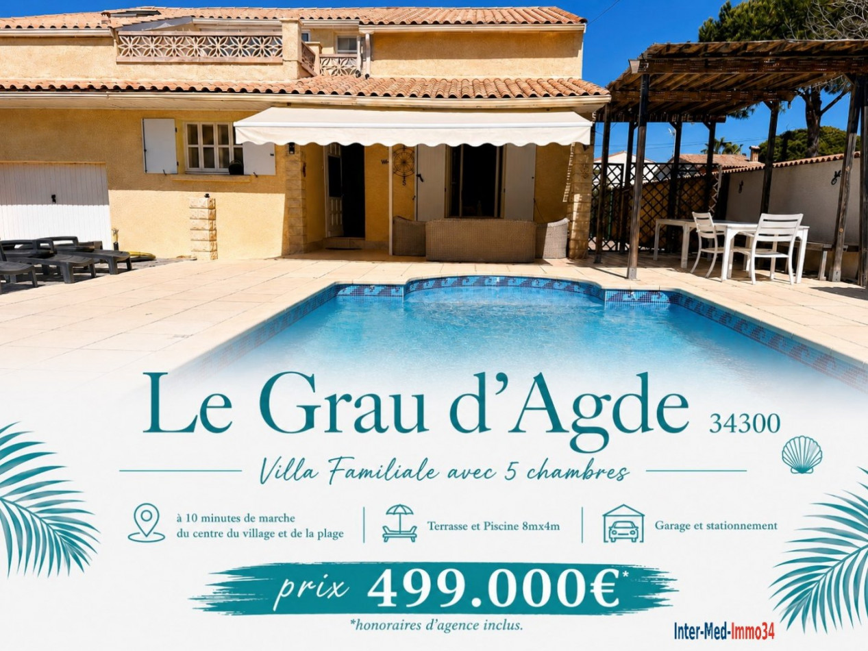 vente Villa Le Grau D'agde - Photo 1