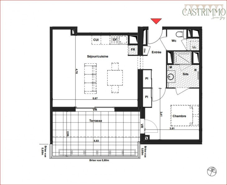 vente Appartement Baillargues - Photo 1