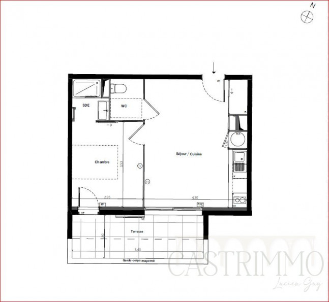vente Appartement Castries - Photo 1