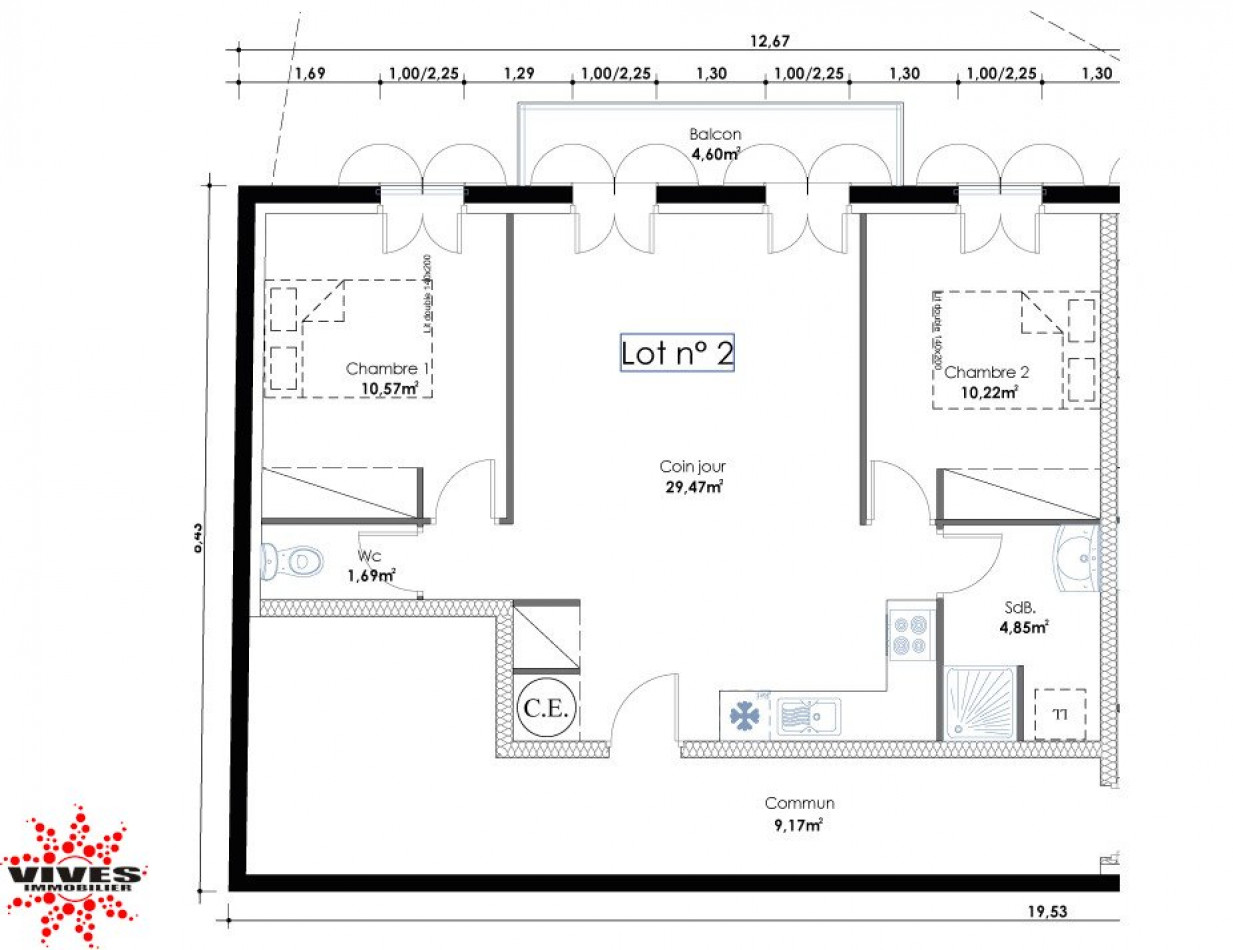 vente Appartement Serignan