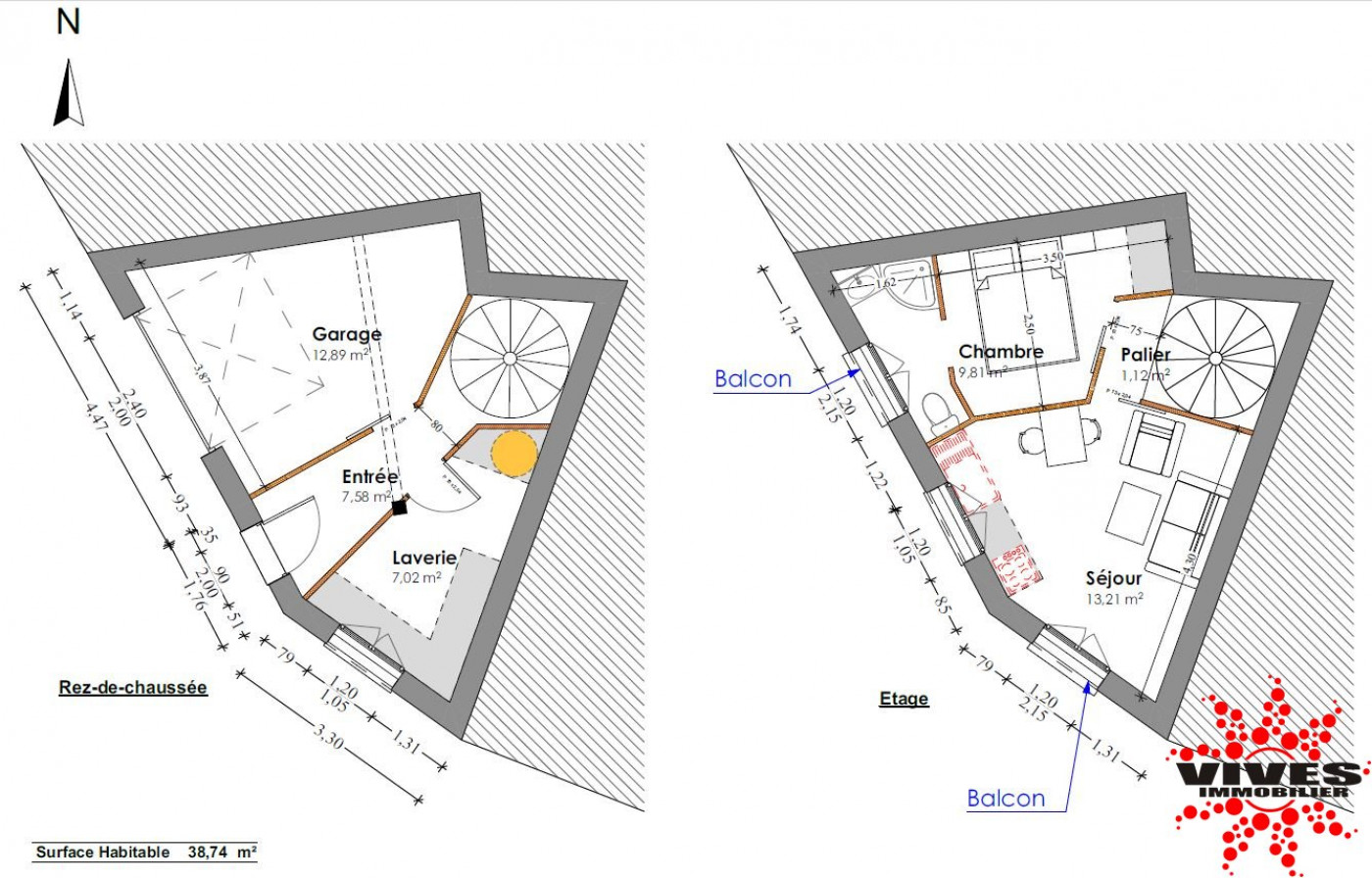 vente Maison de village Villeneuve Les Beziers - Photo 9