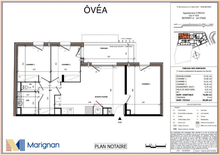 vente Appartement Beziers