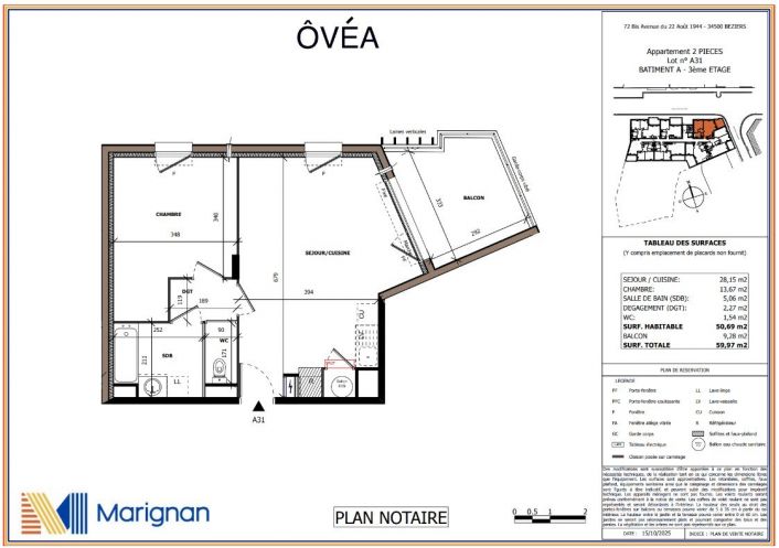 vente Appartement Beziers