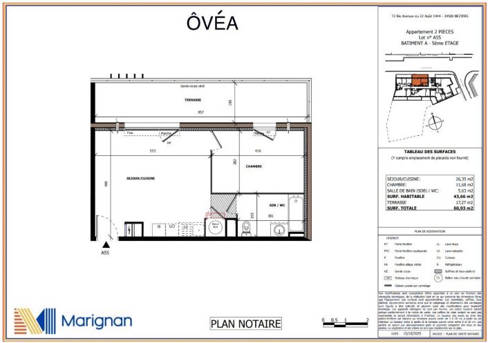 vente Appartement Beziers