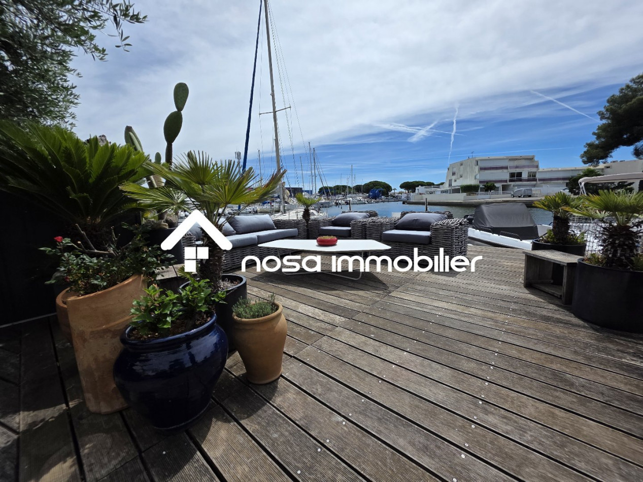 à vendre Maison en marina Port Camargue - Photo 1