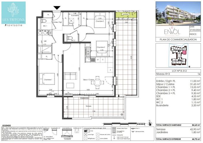 vente Appartement neuf Sete