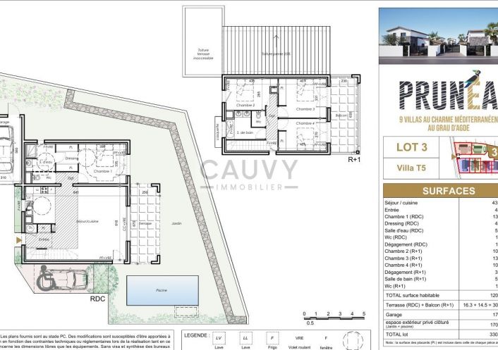 à vendre Villa d'architecte Le Grau D'agde