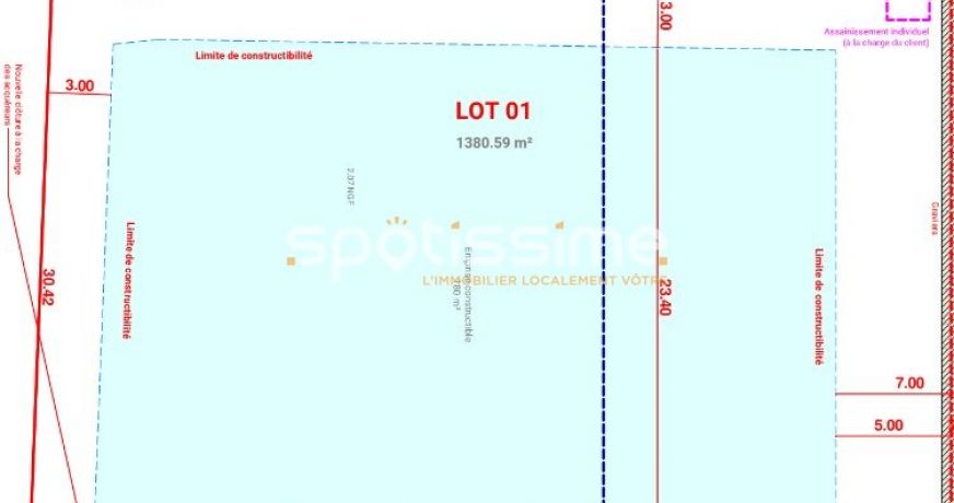 vente Terrain constructible Le Grau D'agde