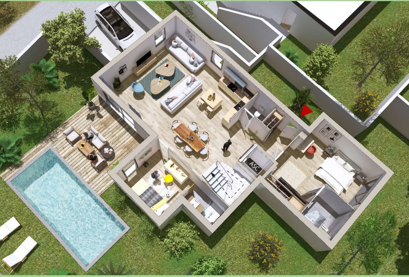 vente Villa d'architecte Boujan Sur Libron